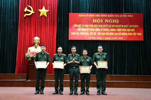 Đảng ủy Bệnh viện Bỏng quốc gia Lê Hữu Trác: Tổng kết 10 năm thực hiện Nghị quyết 689-NQ/QUTW của Quân ủy Trung ương